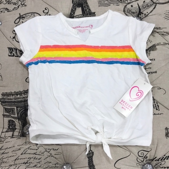 Design History Rainbow Stripe Top - Picture 2 of 5